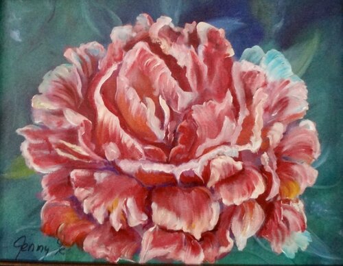 Red Peony 1 de Jenny Lee, Pintura a la venta en Singulart