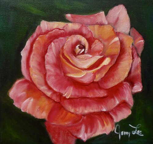 Rose Royale by Jenny Lee, Painting for Sale on Singulart