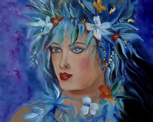 Festive Hula van Jenny Lee, Schilderij te koop op Singulart