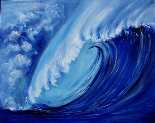 North Shore Wave Oahu von Jenny Lee, Malerei kaufen auf Singulart