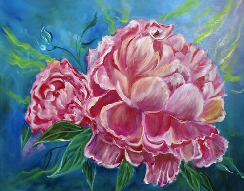 Splendid Pink van Jenny Lee, Schilderij te koop op Singulart