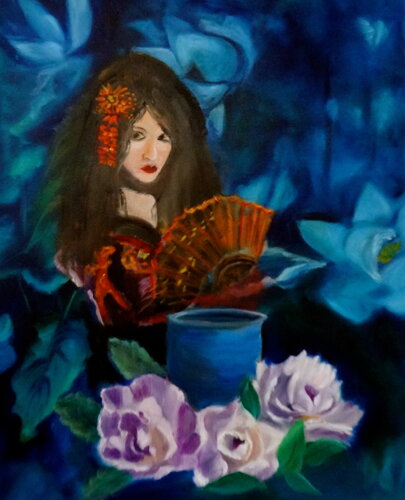 Geisha 1 von Jenny Lee, Malerei kaufen auf Singulart
