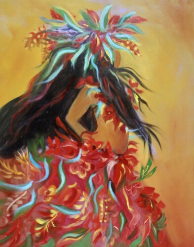 HAWAIIAN SWING DANCE von Jenny Lee, Malerei kaufen auf Singulart