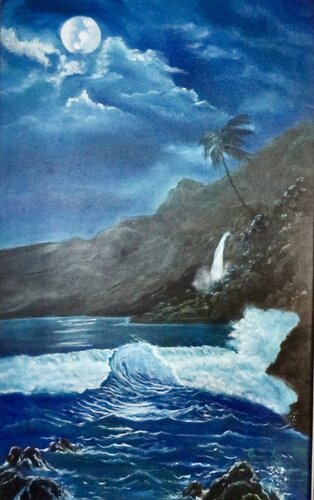 Hawaiian Nights von Jenny Lee, Malerei kaufen auf Singulart