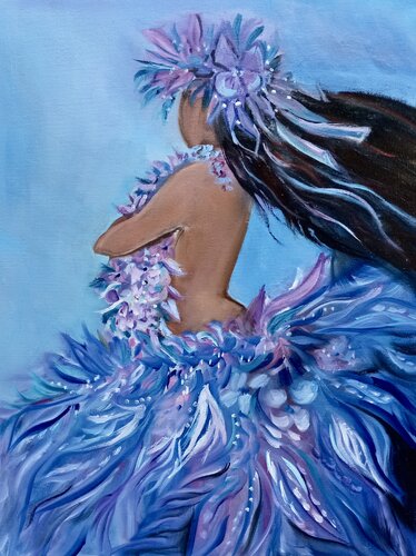 Colorful Hawaiian Dance von Jenny Lee, Malerei kaufen auf Singulart