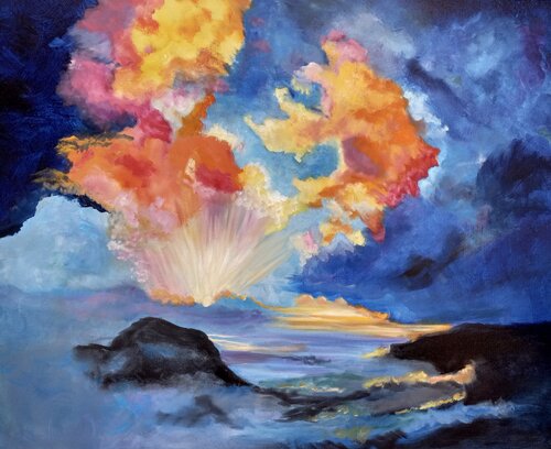 SUNSET TROPICAL HAWAII Jenny Lee
