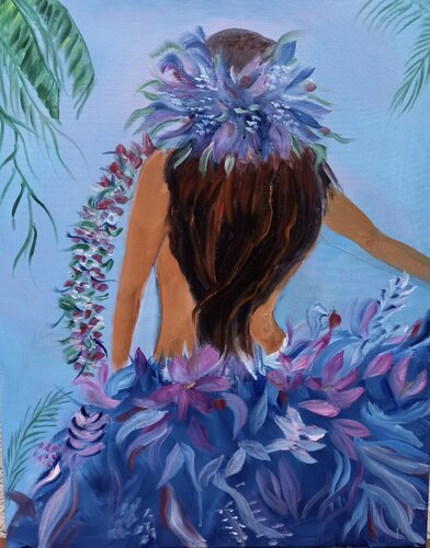 Hawaiian Hula von Jenny Lee, Malerei kaufen auf Singulart