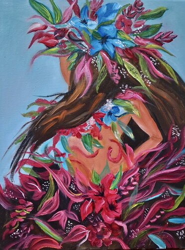 Swing Hula by Jenny Lee, Painting for Sale on Singulart
