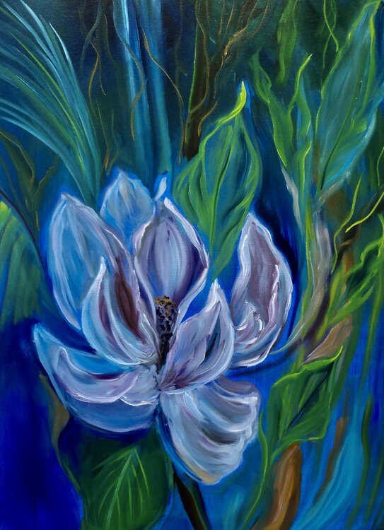 White Magnolia Jenny Lee