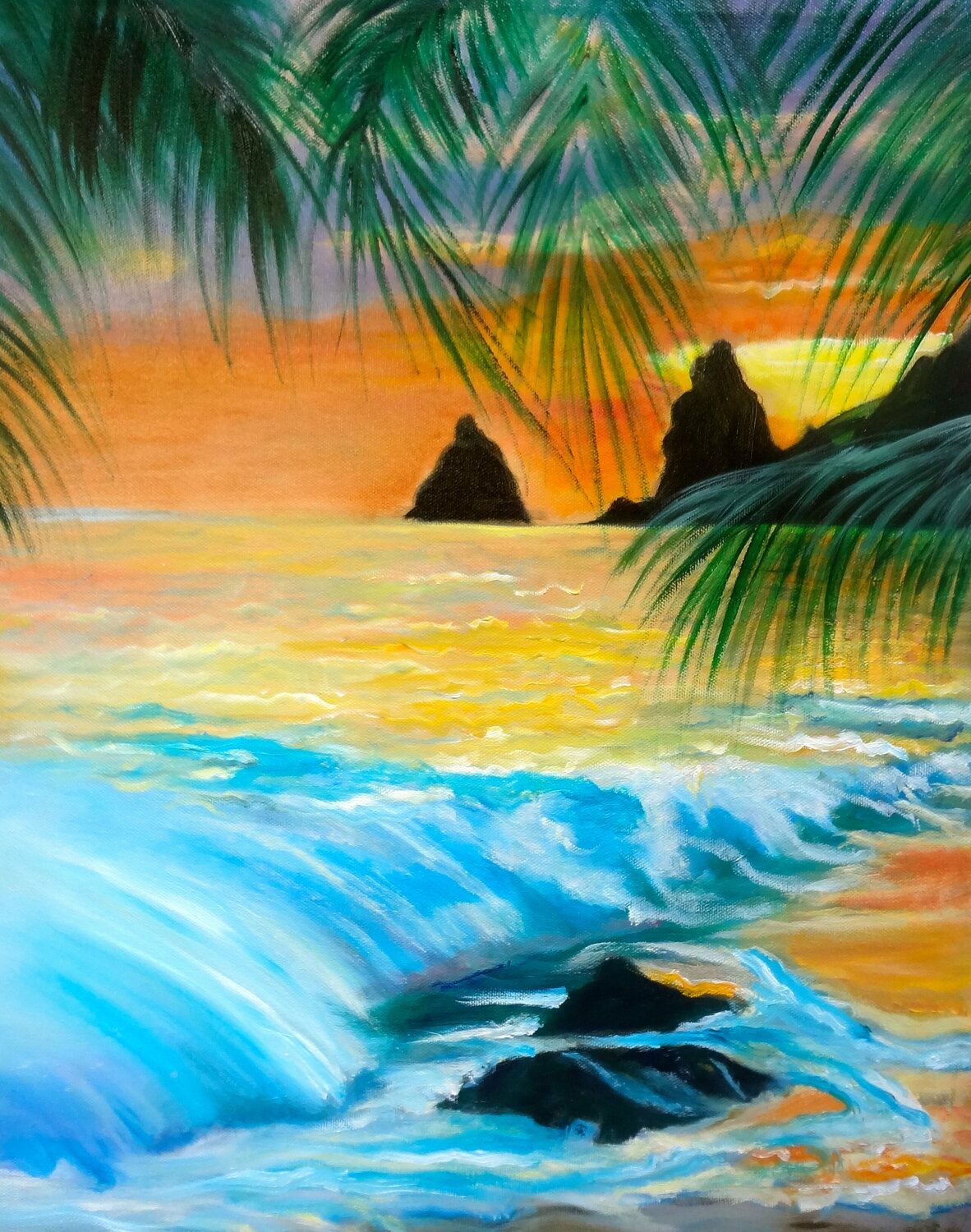Tropical Coastline Jenny Lee