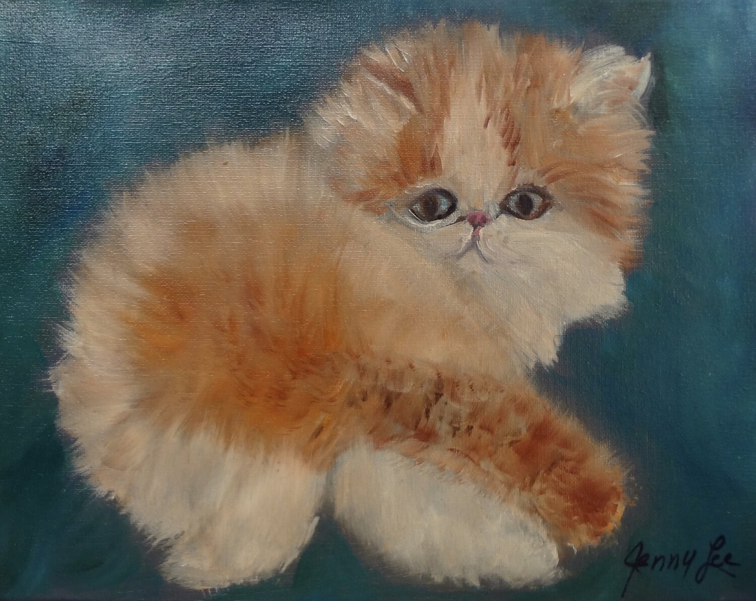 Orange Tabby Kitten Jenny Lee