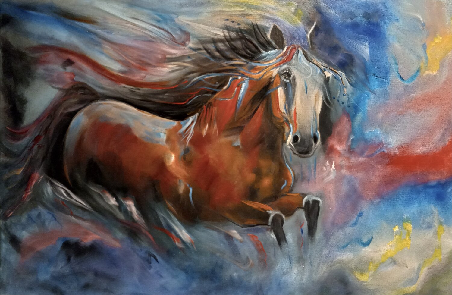 Horse Running in the Wind 11 Jenny Lee