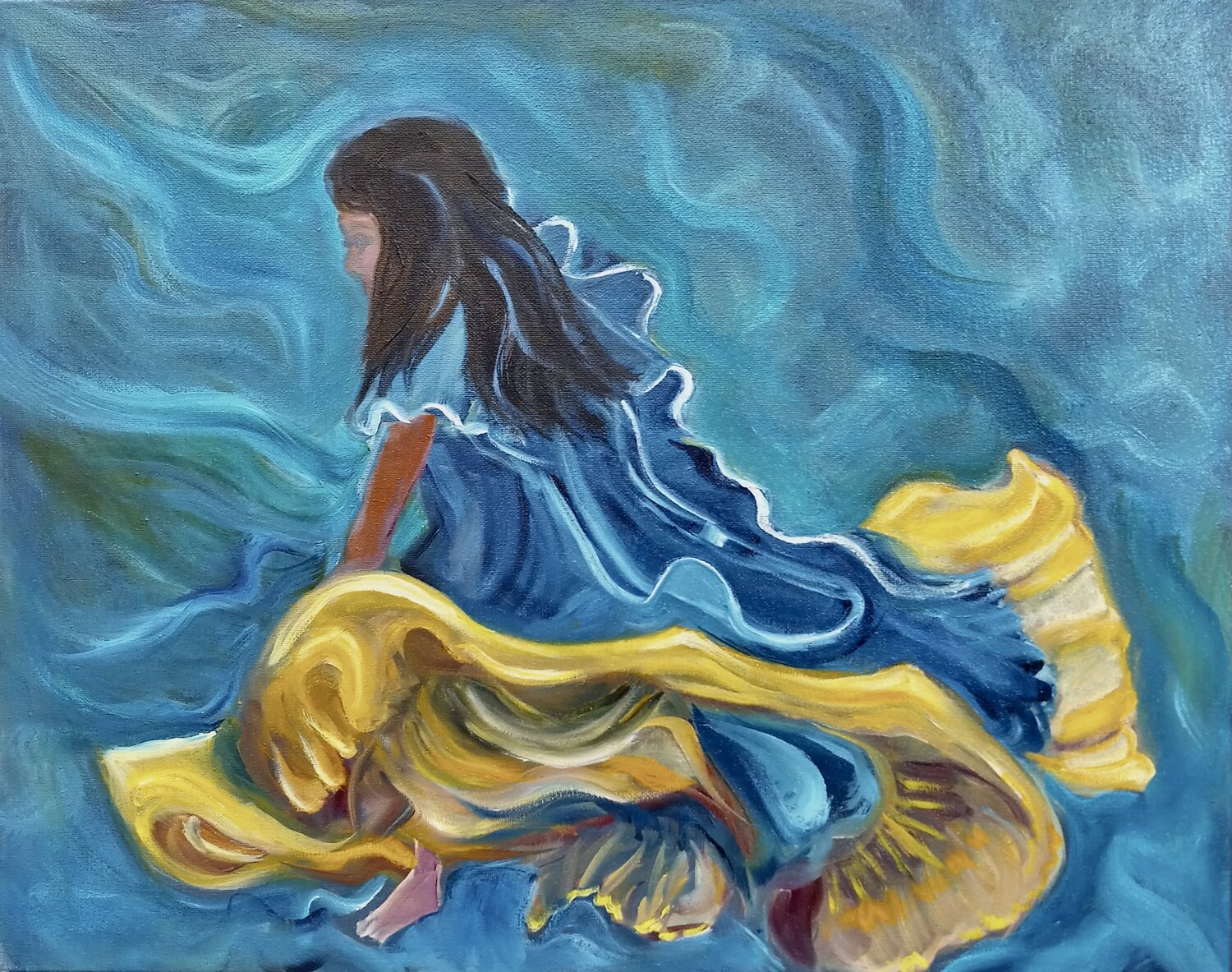 Dancer in Blue Jenny Lee