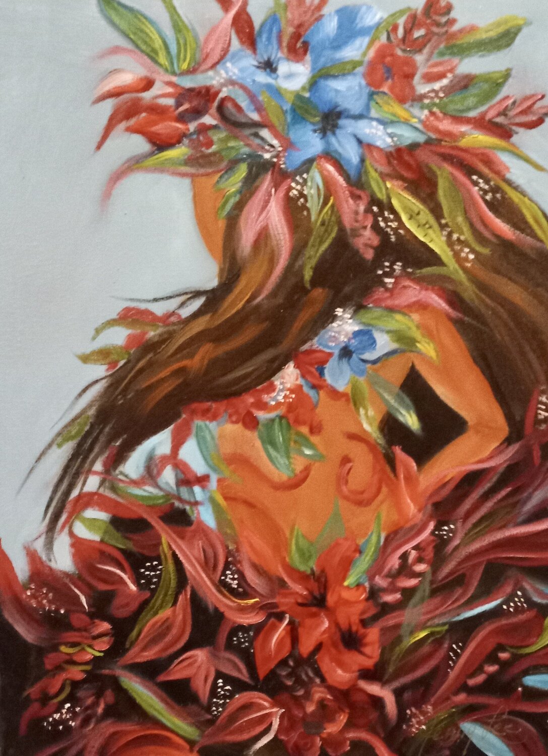 Swing Hula Jenny Lee Origineel schilderij te koop