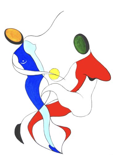 Adam & Eve. Rebirth 2 von Elena Seroff, Zeichnungen kaufen auf Singulart