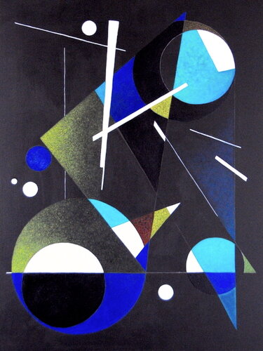 Time. Composition 21 von Elena Seroff, Malerei kaufen auf Singulart