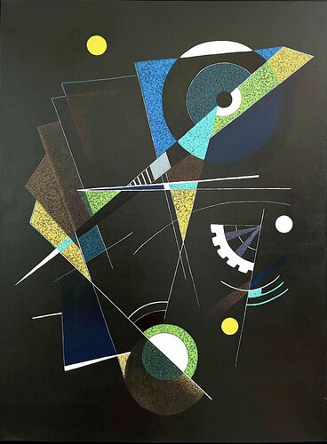 Time. Composition 20 von Elena Seroff, Malerei kaufen auf Singulart