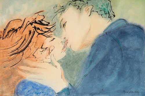 When we become poetry by Marcel Garbi, Work on Paper for Sale on Singulart