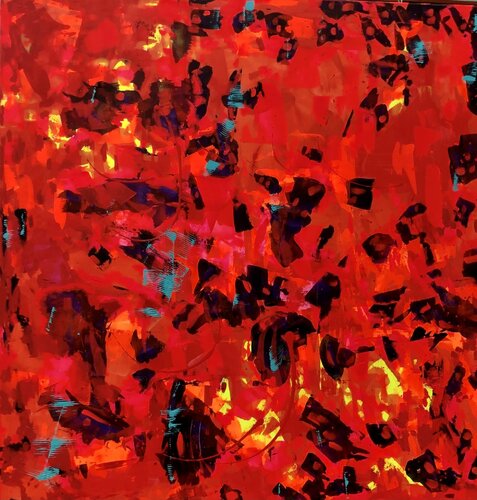 Into the Garden of Life de Jennifer Tymowska, Pintura a la venta en Singulart