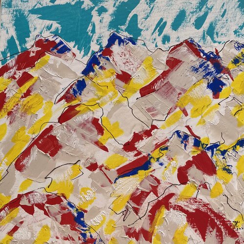 Seeking Sunlight from You Too van Jennifer Tymowska, Schilderij te koop op Singulart