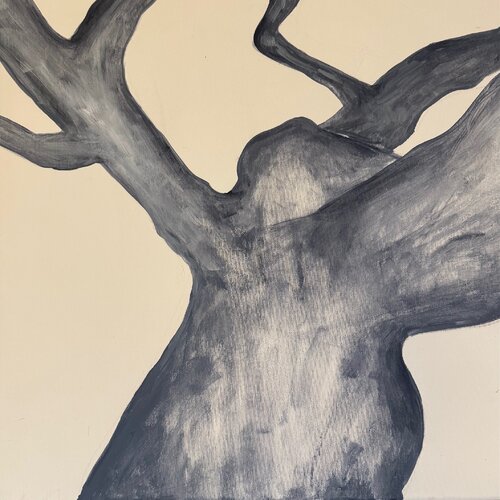 Anthropomorphic Woman Thrusting Upwards von Jennifer Tymowska, Malerei kaufen auf Singulart