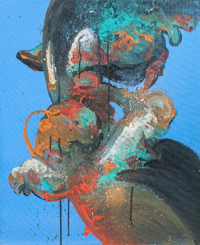 Eléments d'âme en flottement 5 van Arnaud Gautron, Schilderij te koop op Singulart