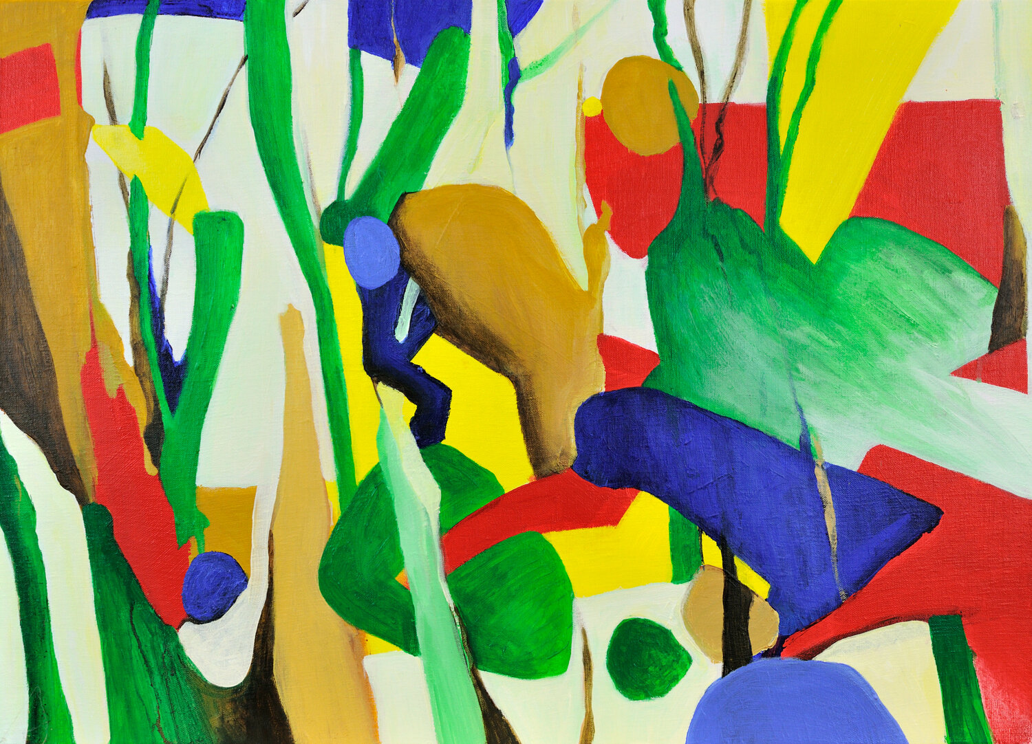 Fragmentation 1 - Où sont passés les oiseaux ? Arnaud Gautron Originalgemälde zu verkaufen