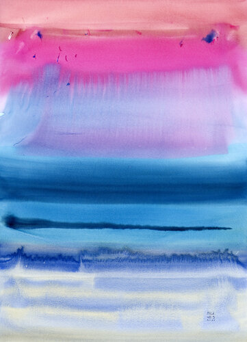 Sound Of The Sea / Mexico von Mila Weis, Malerei kaufen auf Singulart