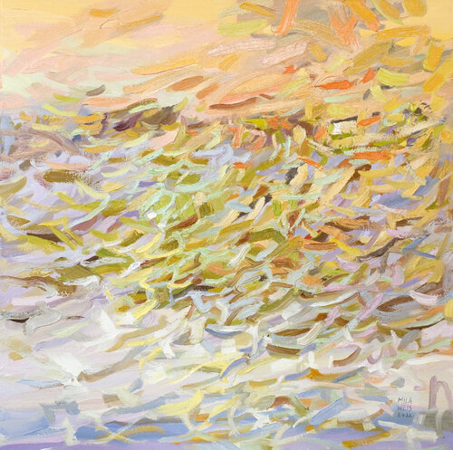 Sunset Waves van Mila Weis, Schilderij te koop op Singulart