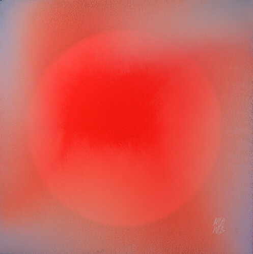 The Beginning No. 8 / Red von Mila Weis, Malerei kaufen auf Singulart