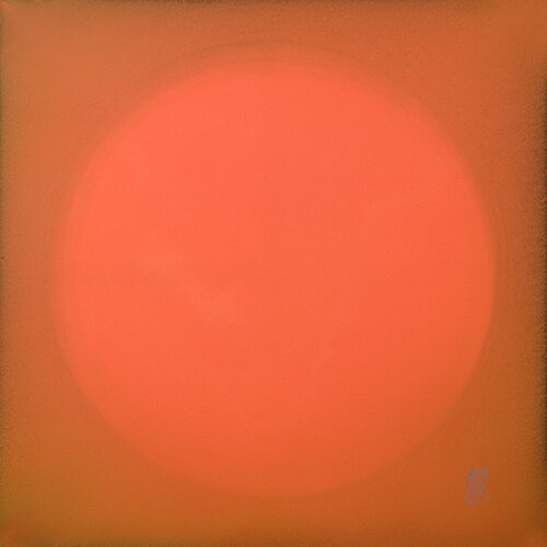 The Beginning Red van Mila Weis, Schilderij te koop op Singulart