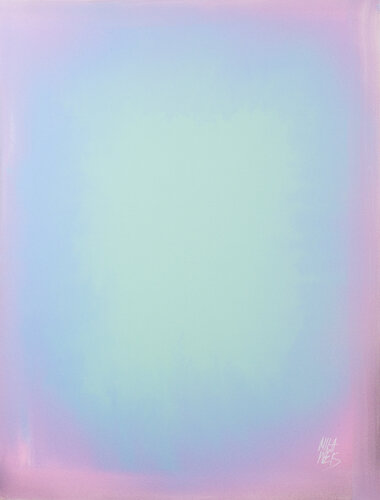 The Beginning Maldives Blue van Mila Weis, Schilderij te koop op Singulart