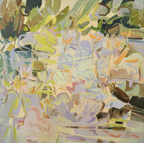 Water Lilies In Peach Mila Weis