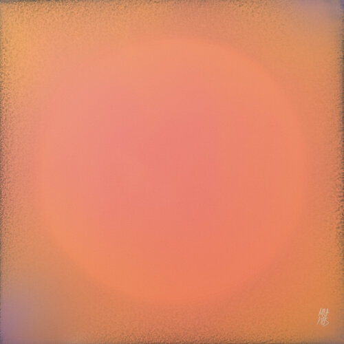 The Beginning / Living Coral von Mila Weis, Malerei kaufen auf Singulart