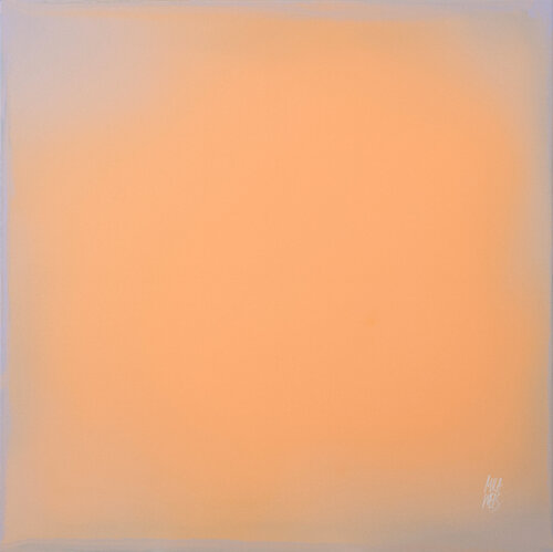 The Beginning / Peach Fuzz Summer von Mila Weis, Malerei kaufen auf Singulart