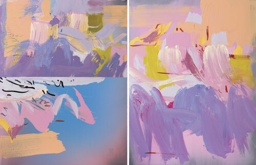 Place To Dream / Diptych von Mila Weis, Malerei kaufen auf Singulart