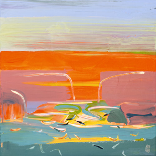 Sunset Colors No. 2 von Mila Weis, Malerei kaufen auf Singulart