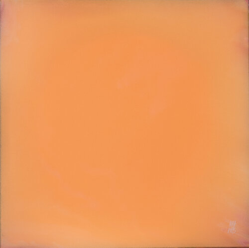 The Beginning / Light Coral von Mila Weis, Malerei kaufen auf Singulart