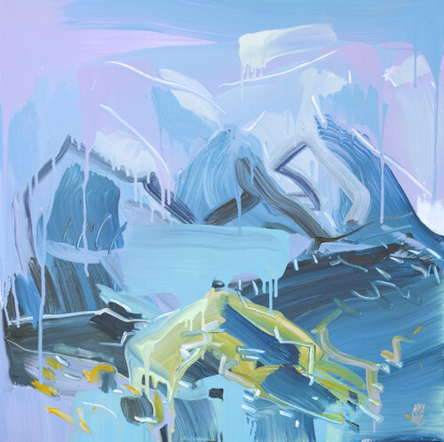 Blue Mountains von Mila Weis, Malerei kaufen auf Singulart