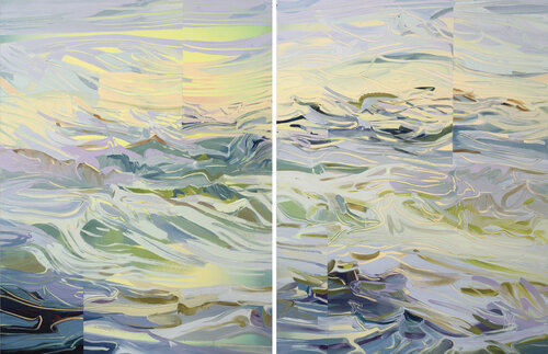 No Limits / Diptych von Mila Weis, Malerei kaufen auf Singulart