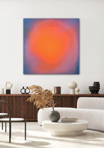 The Beginning / Indian Sun von Mila Weis, Malerei kaufen auf Singulart