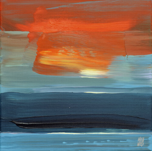Sunset Colors No. 7 von Mila Weis, Malerei kaufen auf Singulart