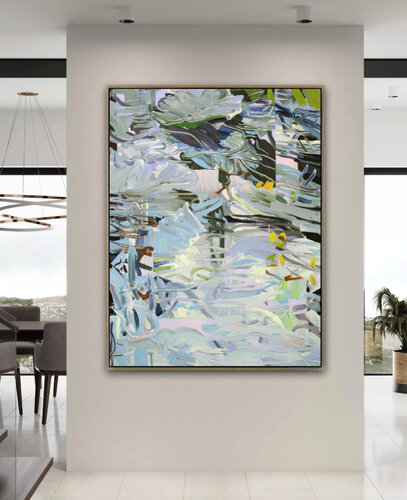 Water Lily Blossom von Mila Weis, Malerei kaufen auf Singulart