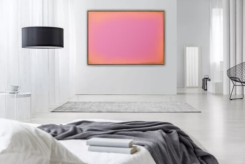 The Beginning / Wild Pink von Mila Weis, Malerei kaufen auf Singulart