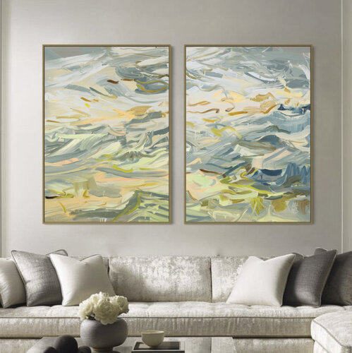 Wild Sea / Diptych von Mila Weis, Malerei kaufen auf Singulart