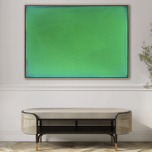 The Beginning /Emerald Green von Mila Weis, Malerei kaufen auf Singulart