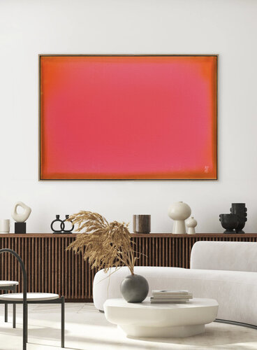 The Beginning / Diva Pink Horizon by Mila Weis, 회화 for Sale on Singulart