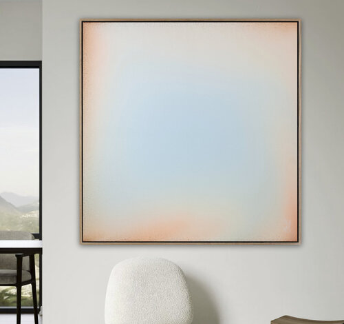 The Beginning / Cloud White von Mila Weis, Malerei kaufen auf Singulart
