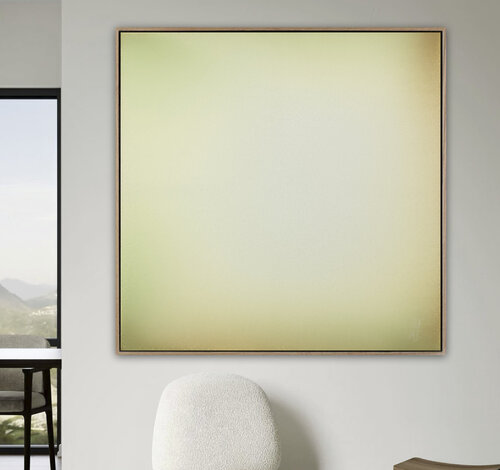 The Beginning / Green Spring von Mila Weis, Malerei kaufen auf Singulart