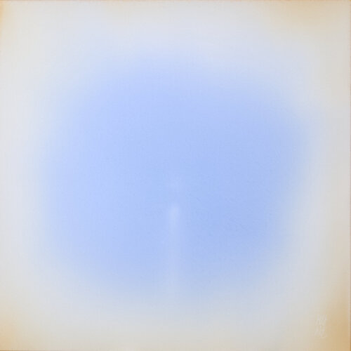 The Beginning / Light Blue by Mila Weis, Painting for Sale on Singulart